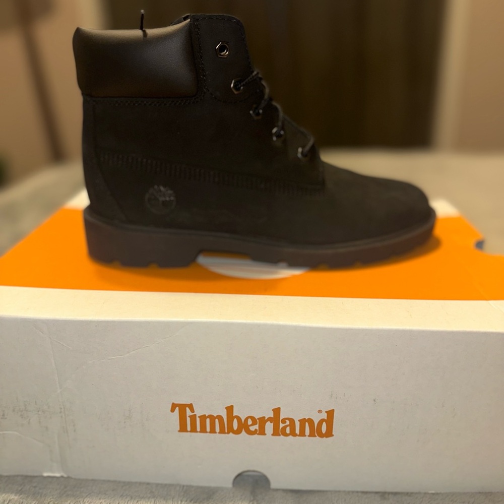 Timberland Kids Black Boots